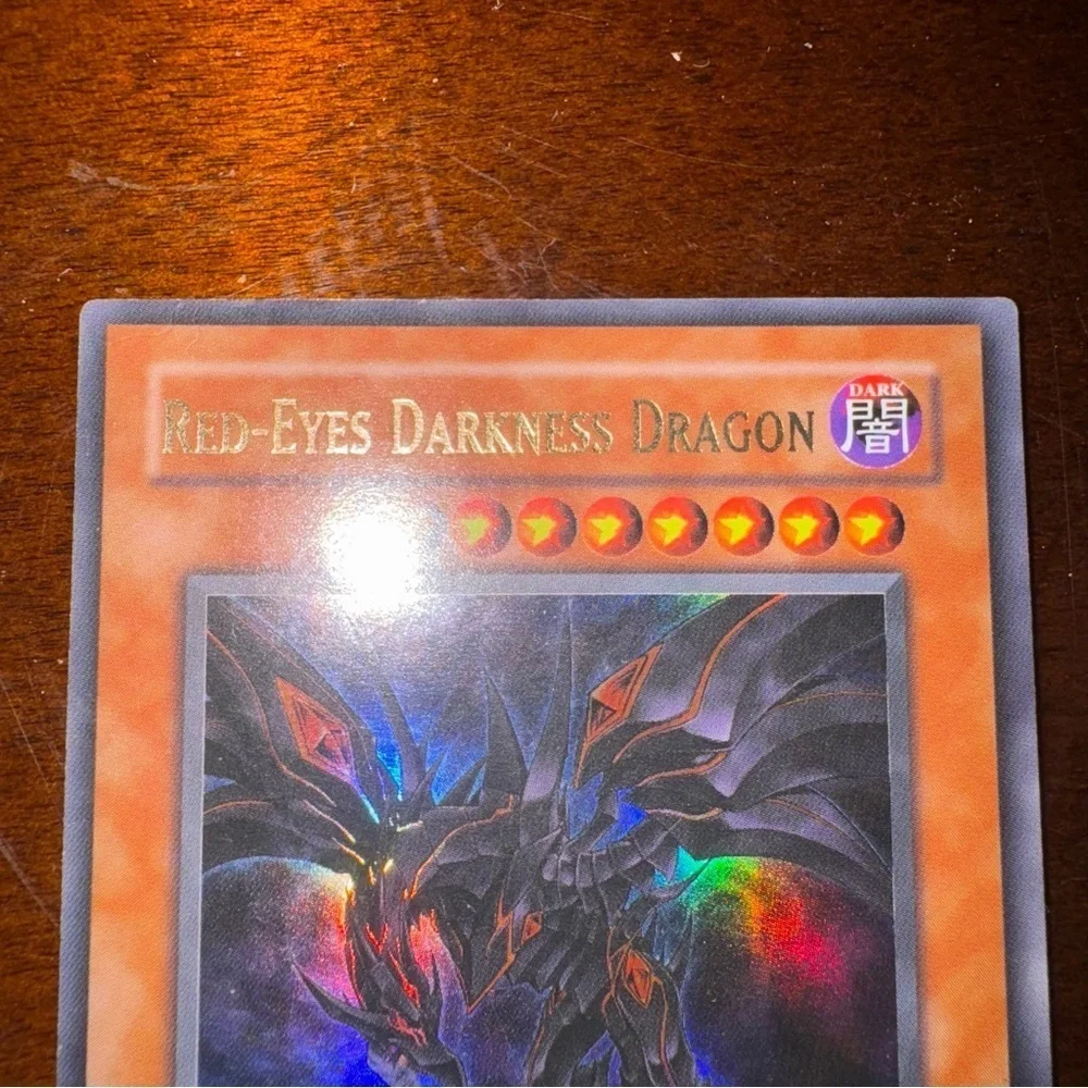 Yugioh - Red-Eyes Darkness Dragon SD1-EN001 1st Edition Ultra MP Holo Foil